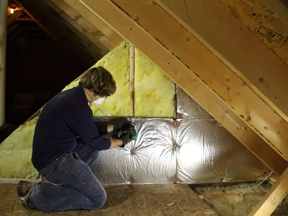 Home energy-efficiency detail in the Fredericksburg area